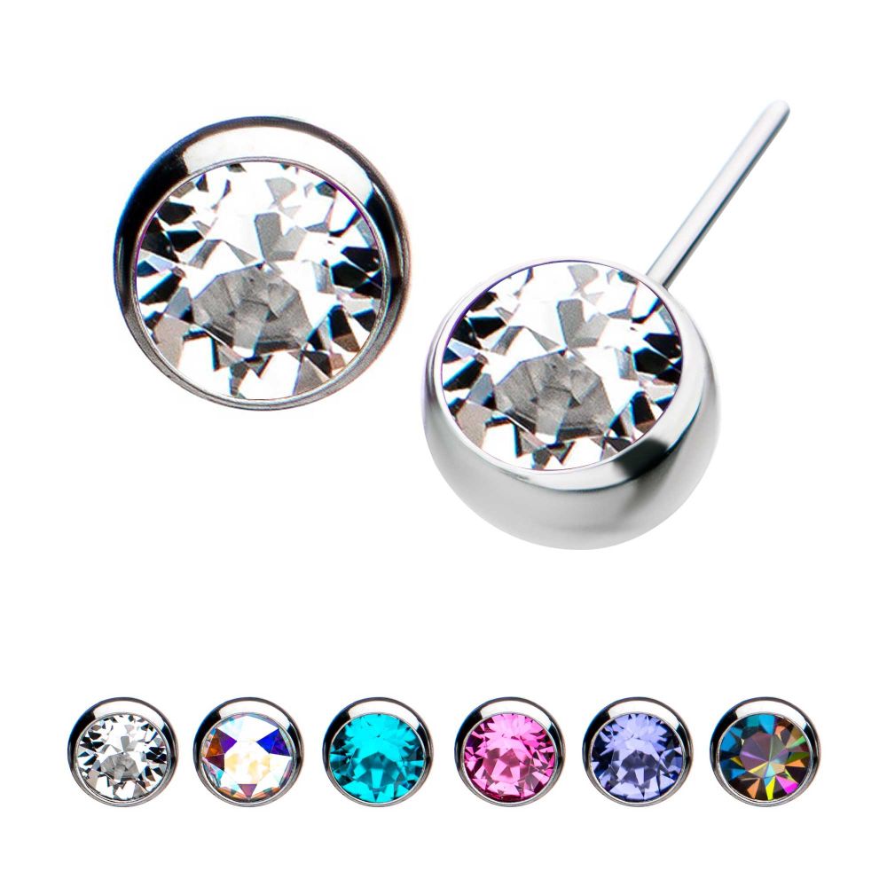Front Facing Bezel Gem Top