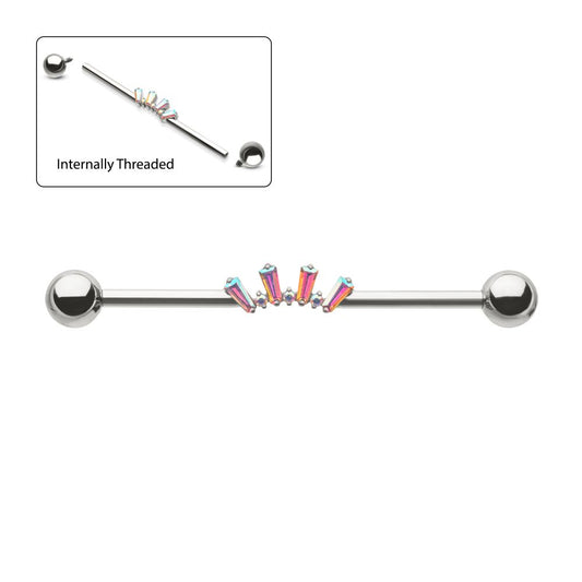 Baguette industrial barbell