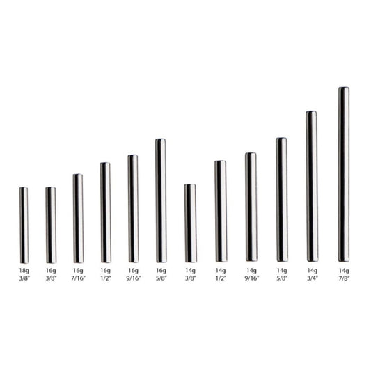 Threadless Straight Barbell