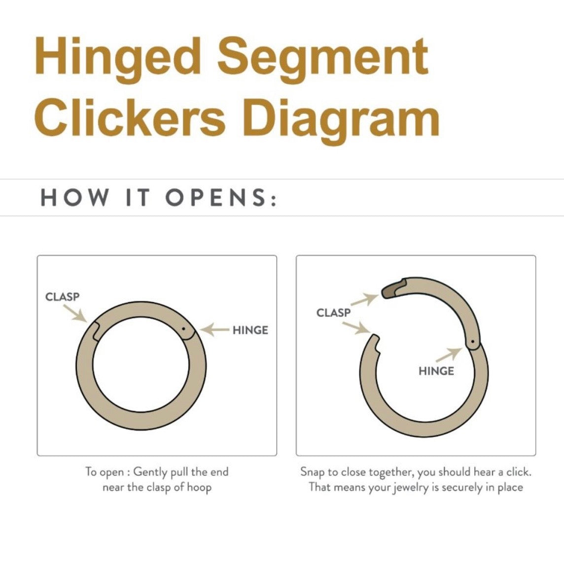 Dome Front Facing Clicker Hoop