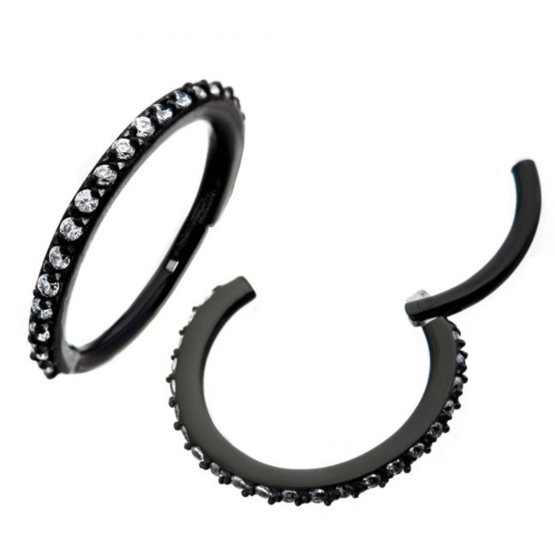 PVD Chunky Gem Hoop