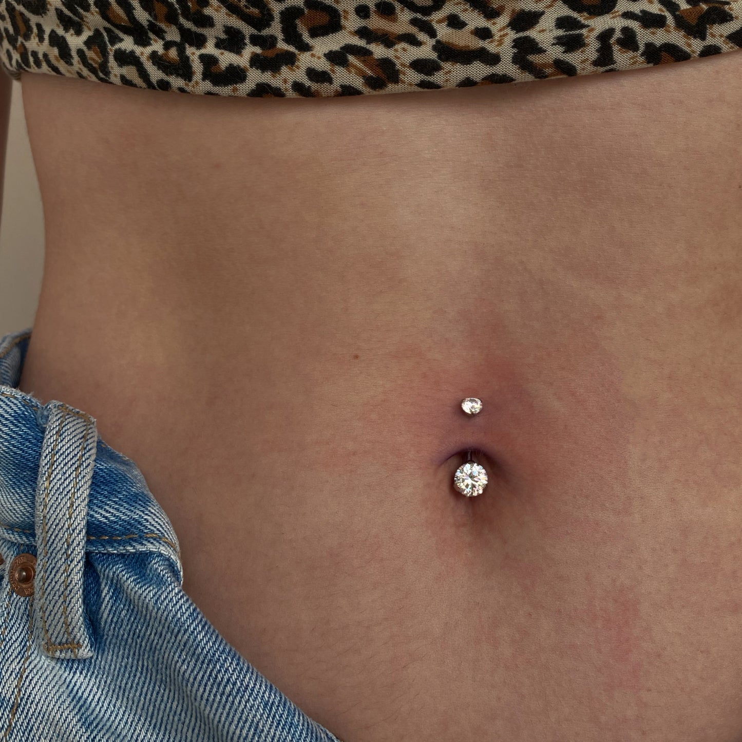 Swarovski Crystal Navel Bars