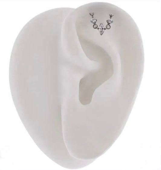 Marquise Hidden Helix Top