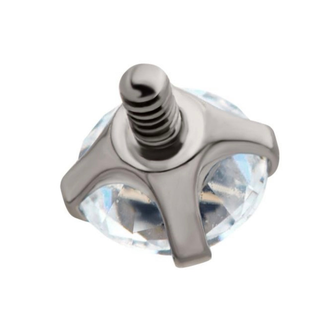 16 gauge Threaded Prong Gem Top