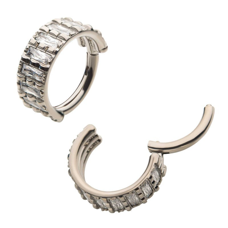Titanium Baguette Cuff Clicker
