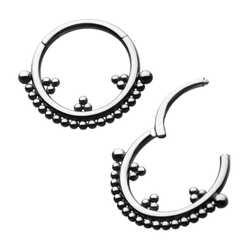 Beaded Clicker Hoop