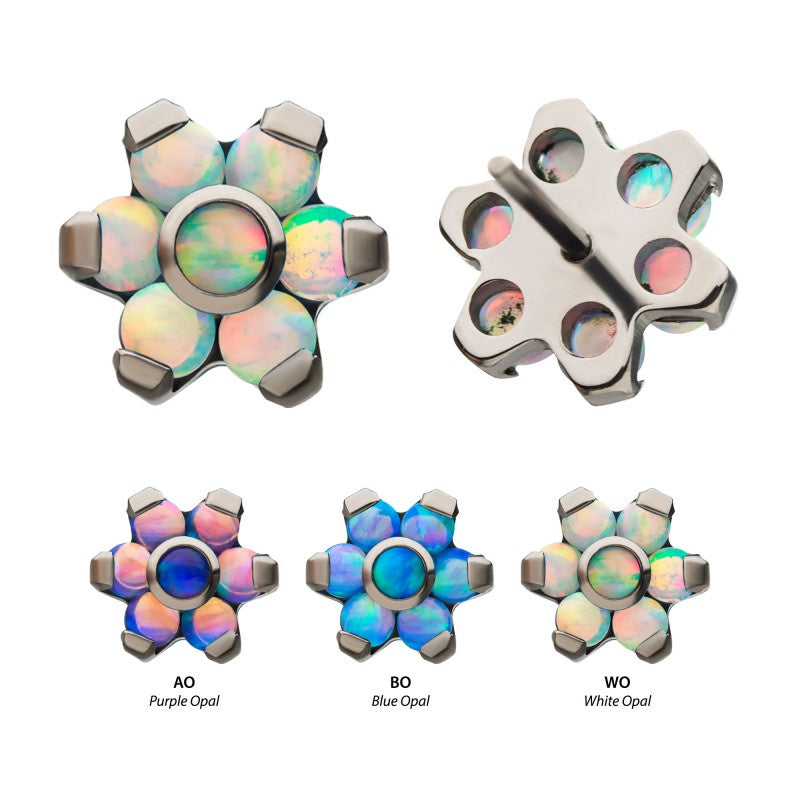 Threadless Flower Opal Top