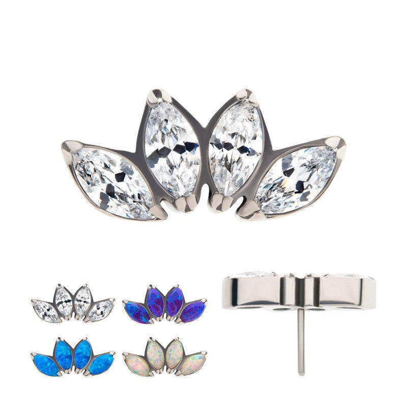 Titanium 4 Marquise Top