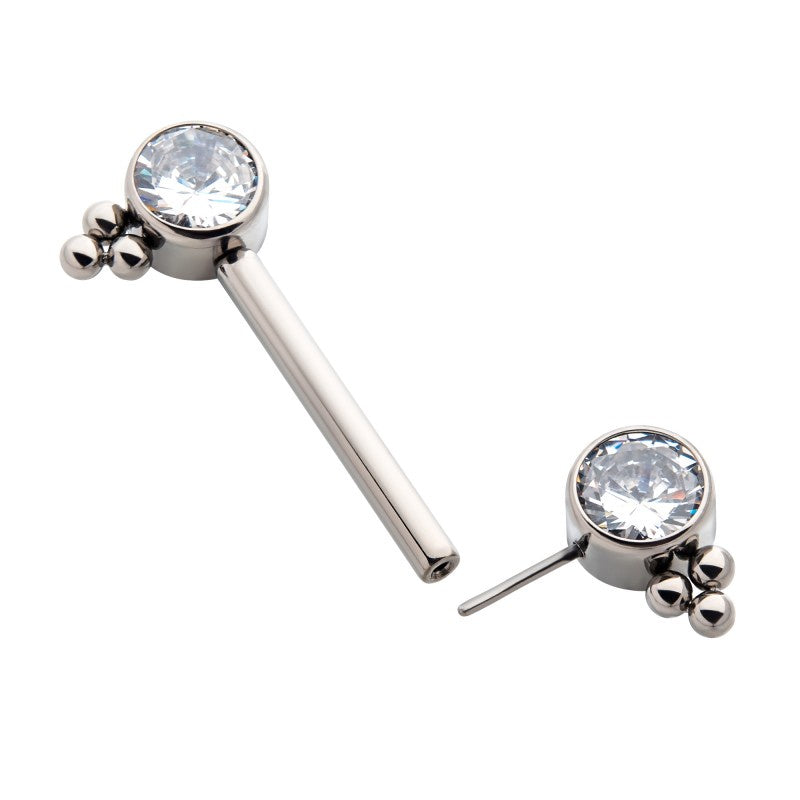 CZ Trinity Nipple Bar