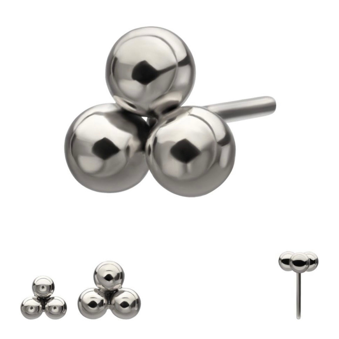 Titanium Trinity Threadless Top