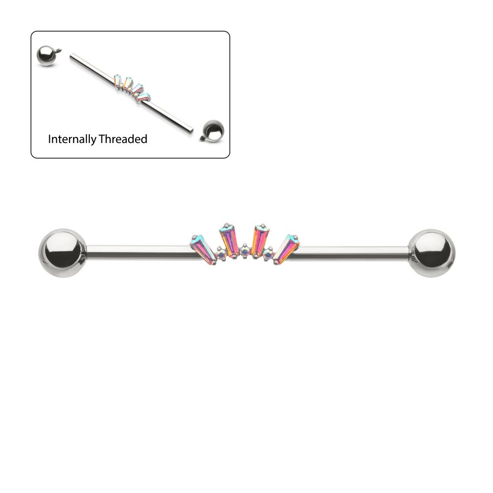 Baguette industrial barbell