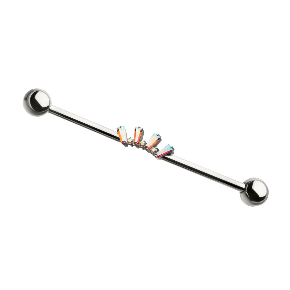 Baguette industrial barbell