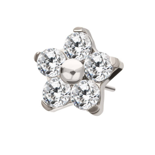 5 petal Threadless Flower Top