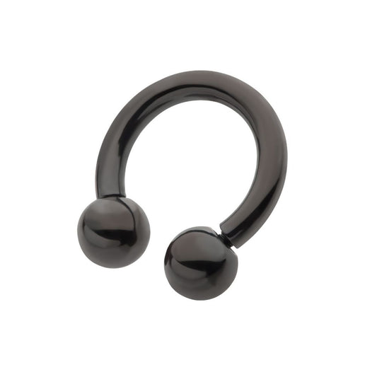 Black PVD Circular Barbell