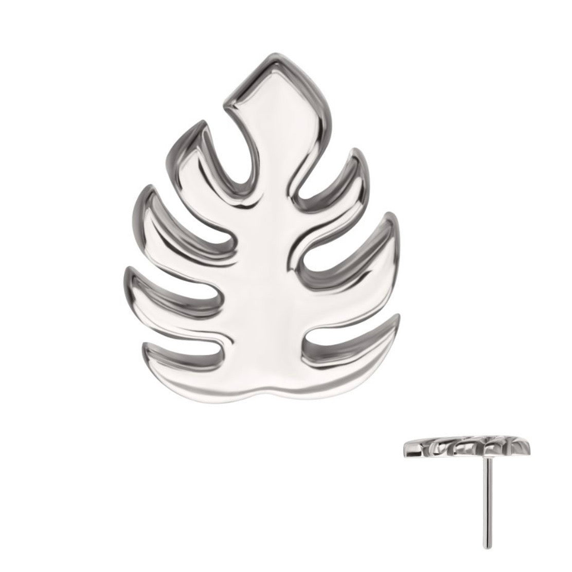 Monstera Leaf Threadless Top