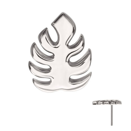 Monstera Leaf Threadless Top