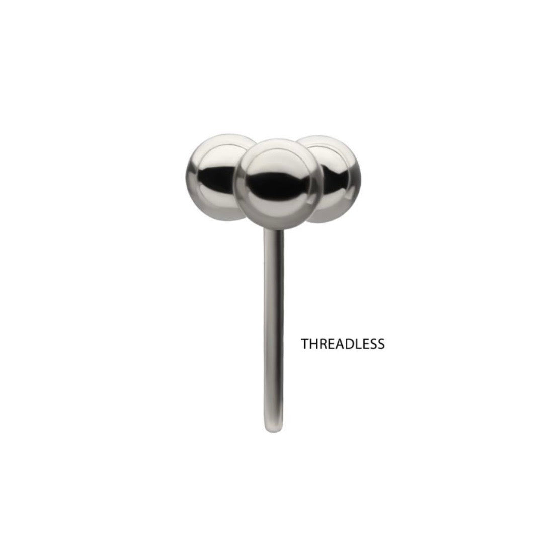Titanium Trinity Threadless Top