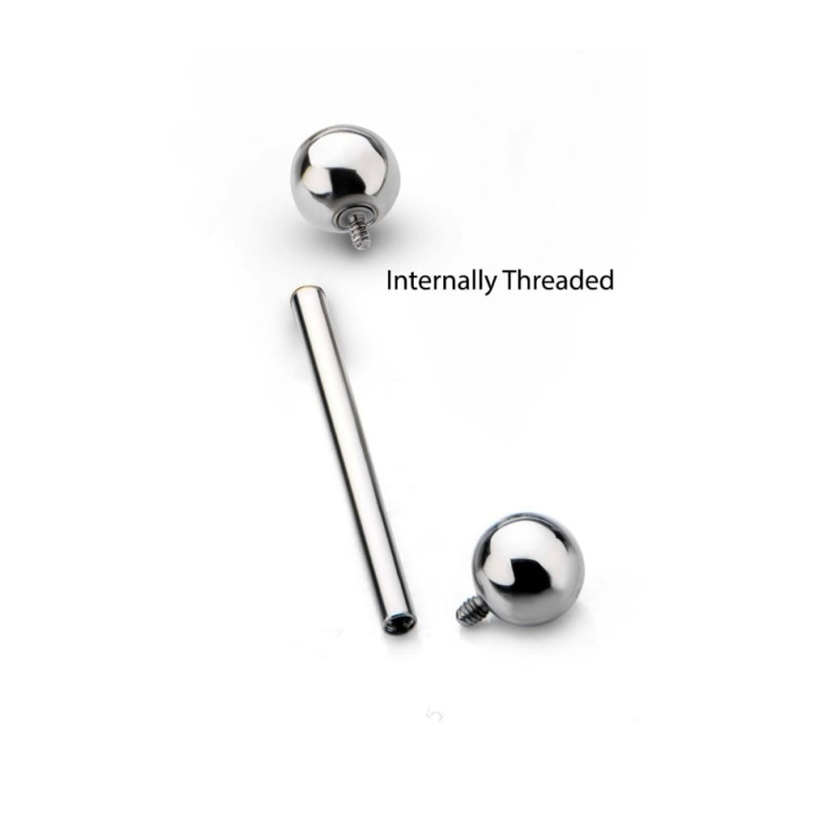 Internally Threaded Straight Barbell