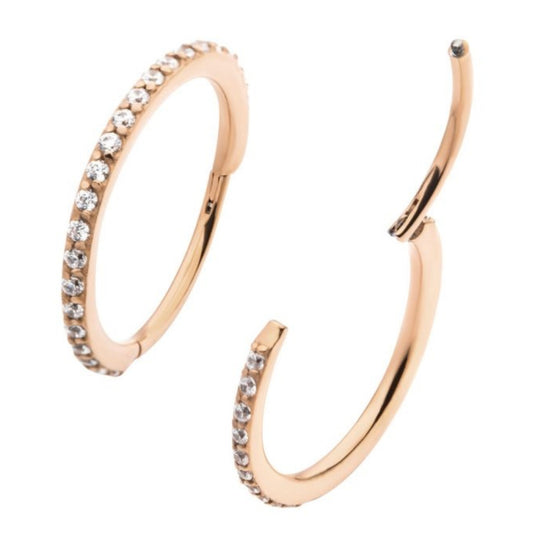 PVD Gem Hoop