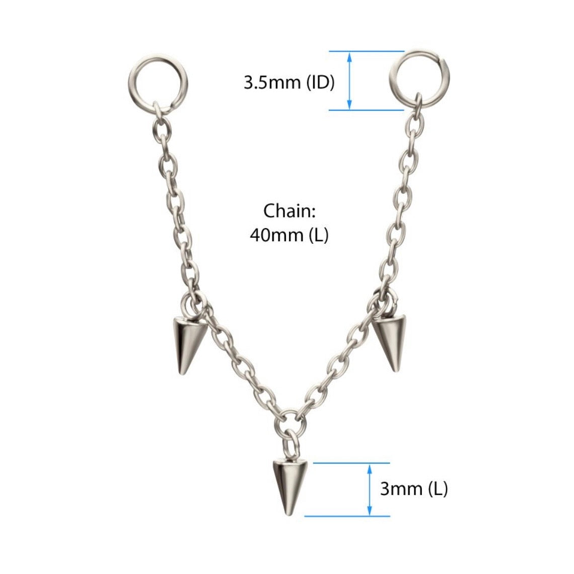 Triple Spike Chain Attachment