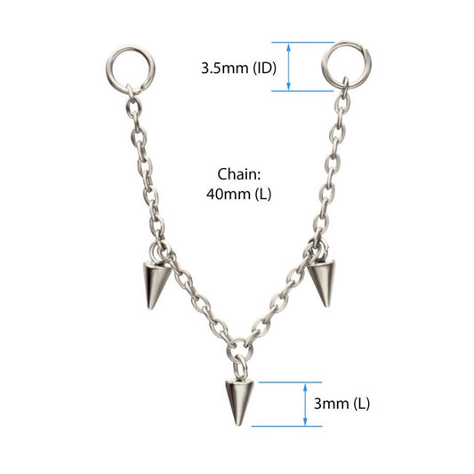 Triple Spike Chain Attachment