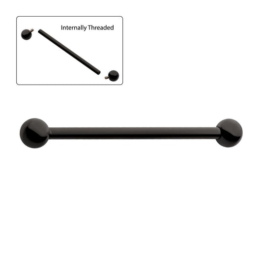 Black PVD Industrial Barbell